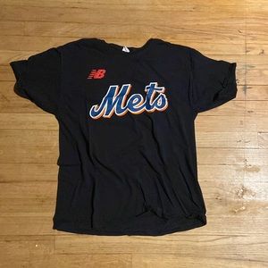 NewBalance x Mets francisco lindor black jersey tshirt